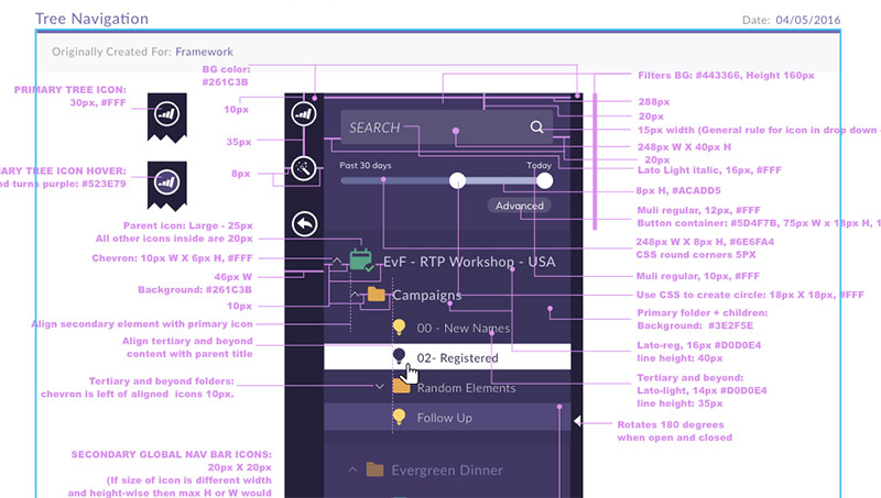 Pintrist calendar examples